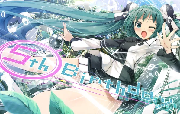 Picture girl, labels, emotions, vocaloid, hatsune miku, usbtrace