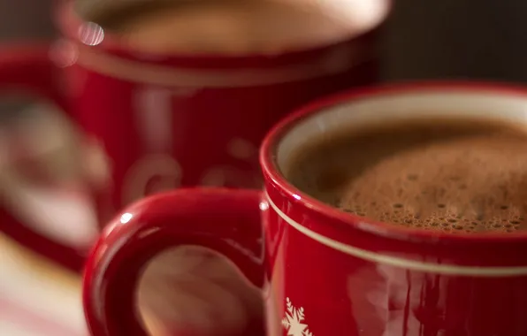 Macro, Cup, Hot Chocolate