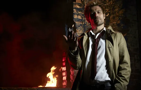 Fire, street, lighter, the series, John, Constantine, Constantine, Matt Ryan