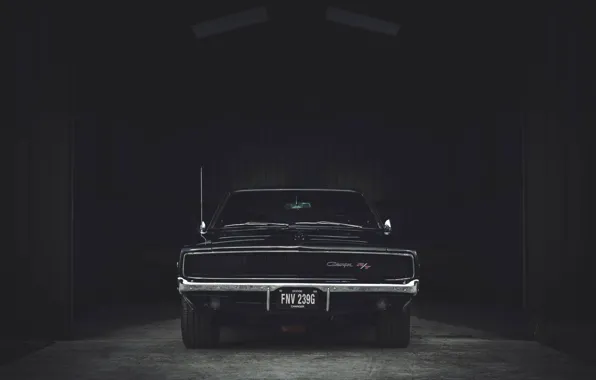 Picture photography, 1968, Dodge Charger RT, Roscoe Rutter