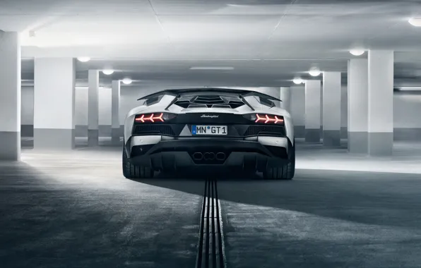 Lights, Lamborghini, supercar, rear view, 2018, Novitec Torado, Aventador S