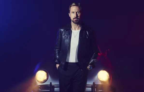 Machine, pose, lights, watch, figure, jacket, actor, TAG HEUER