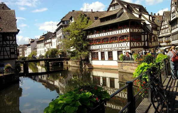 Picture summer, street, France, building, home, channel, summer, Architecture