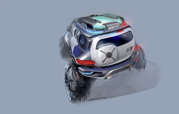 Mercedes-Benz, concept, G-Force, Ener