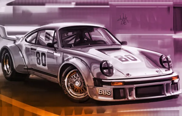 Machine, auto, figure, 911, Porsche, Porsche 911, art, Porsche 911 Turbo S