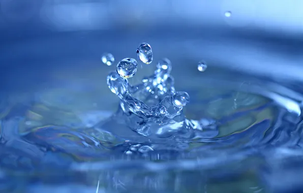 Picture water, drops, macro, splash