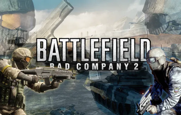 Weapons, soldiers, battlefield, BC2