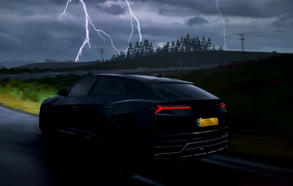 Lamborghini, Machine, Zipper, Landscape, SUV, Urus, Crossover, Lamborghini Urus