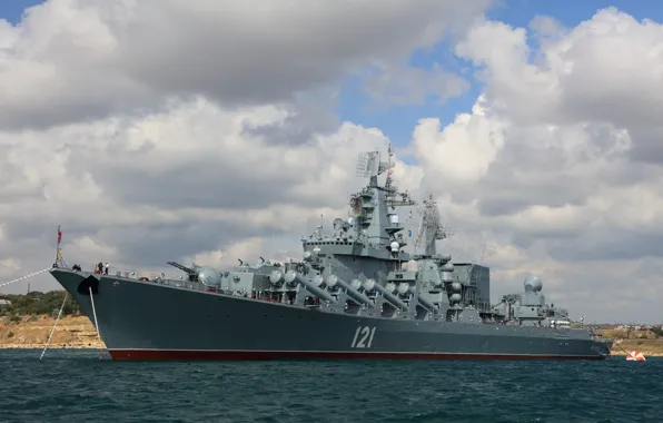Picture Moscow, the project 1164, guards missile cruiser