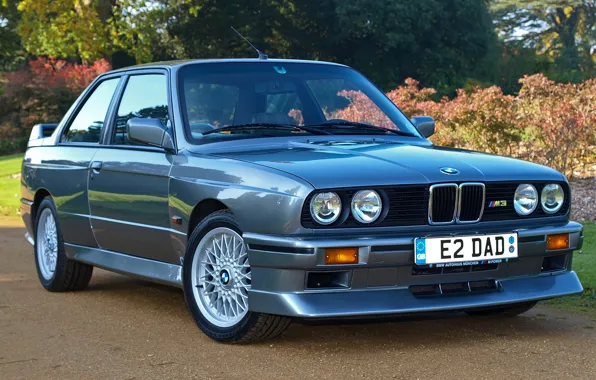 Bmw, grey, e30