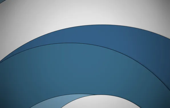 White, circles, abstraction, blue, design, color, material