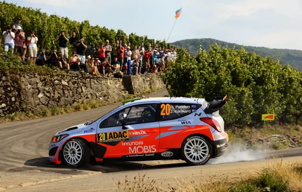 Download wallpaper Profile, Hyundai, WRC, Rally, i20, Hayden Paddon ...