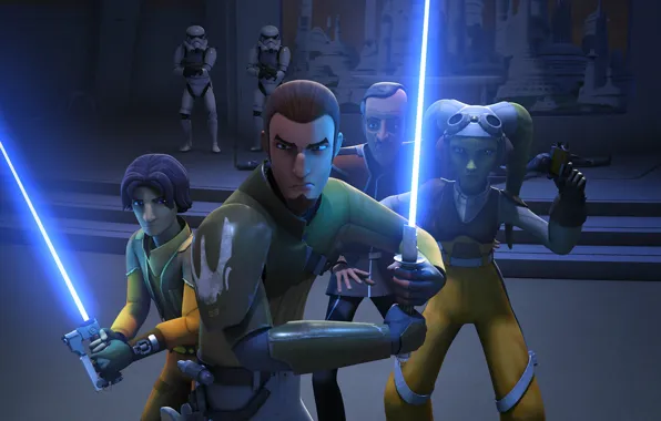 Picture hero, Star Wars Rebels, Star wars Rebels, Ezra Bridger, Kanan Jarrus, Animated series