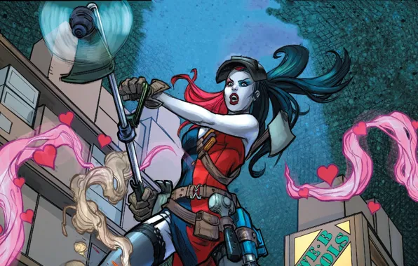 Hair, Costume, Gloves, Hearts, Mask, Comic, Stockings, Instrumento