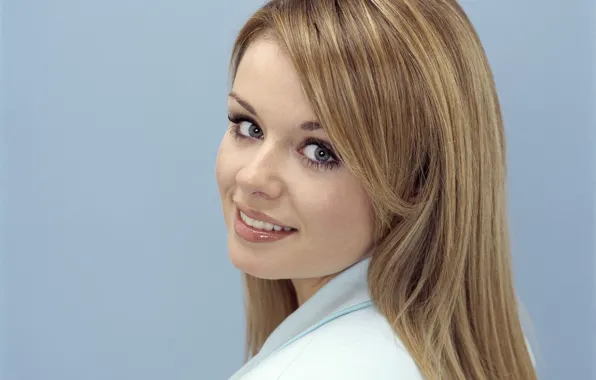 Picture singer, Katherine Jenkins, background