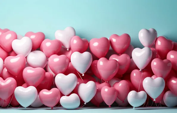 Love, balloons, holiday, heart, Shine, heart, hearts, air