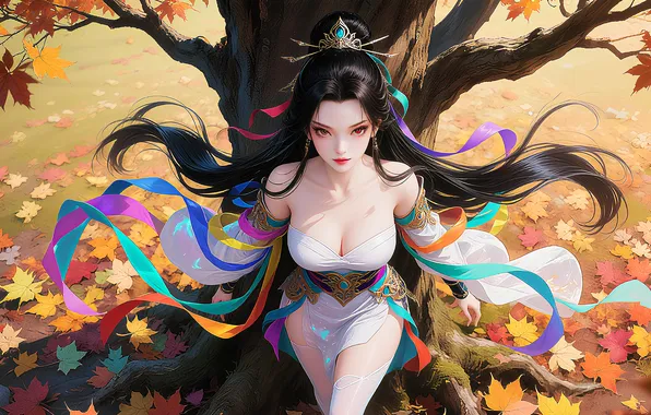 Girl, beautiful, asian, ai art