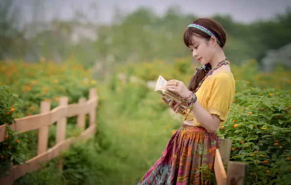 Picture nature, owner, girl, face