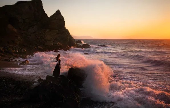 LOOK, STONES, HORIZON, DRESS, WAVE, SQUIRT, STORM, SHORE