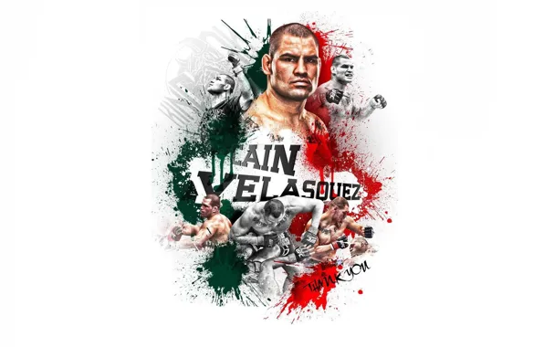 Picture white background, fighter, fighter, champion, mma, ufc, Cain Velasquez, Cain Velasquez