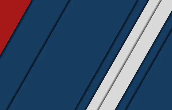 White, strips, blue, red