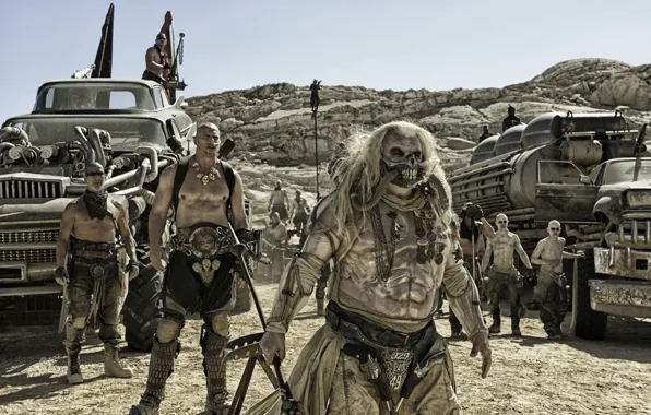 Picture desert, chaos, postapocalyptic, Mad Max, Fury Road, Mad Max, this moment, Road rage