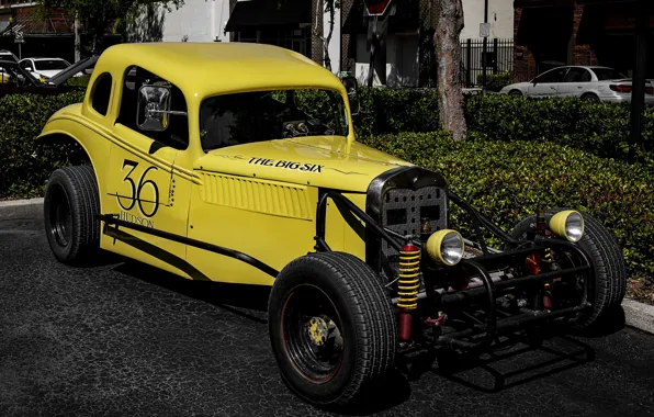 Retro, classic, hot-rod, classic car