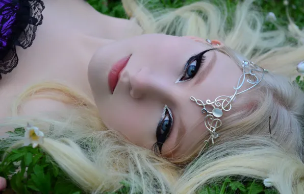 Blonde, Look, Maria Amanda, Stock, Fairy Tale, Plants