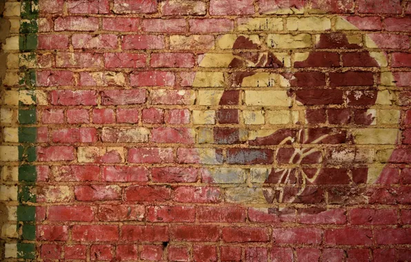 Picture wall, brick, texture