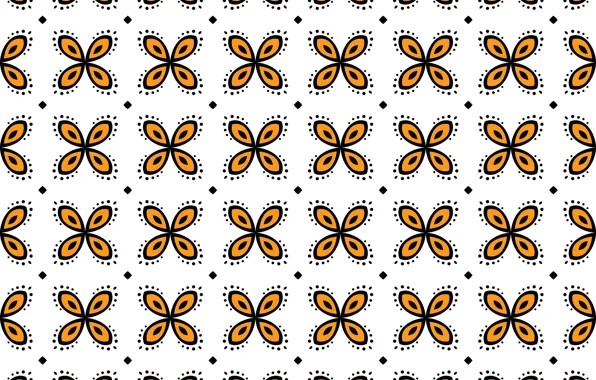 White, orange, background, pattern, texture