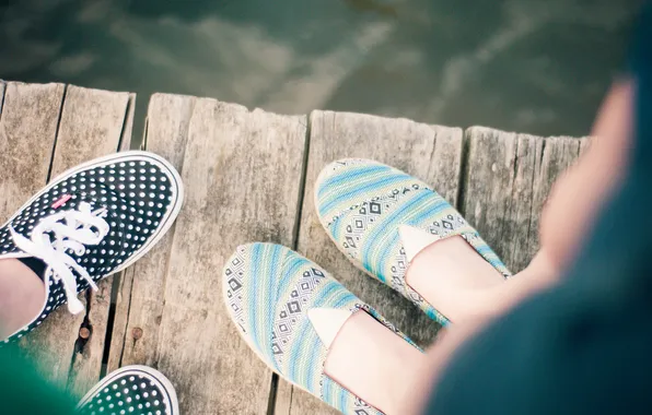 Summer, pattern, sneakers, laces, ballet flats