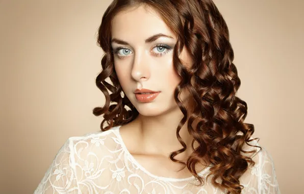 Makeup, curls, sponge, photographer Olga Kudryashova, Olga Kudryashova