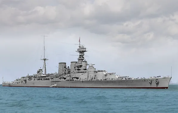 Battlecruiser, 1924, The Royal Navy, HMS Hood