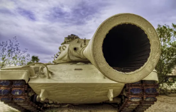 Picture HDR, the barrel, tank, trunk, combat, main, M60A1