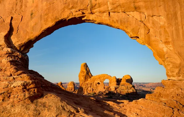 Rocks, arch, Utah, USA, National Park, Archez