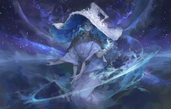 Picture girl, magic, fantasy, Elden Ring, Ranni The Witch