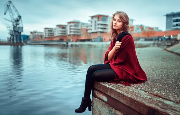 Picture river, legs, the beauty, Lods Franck