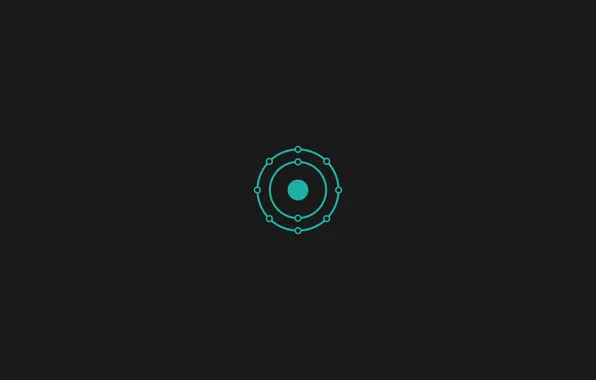 Picture minimalism, ring, minimalism, the dark background, rings, dark background