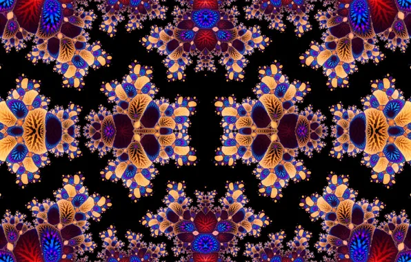 Abstraction, pattern, fractals, fractal, ornament, abstract background