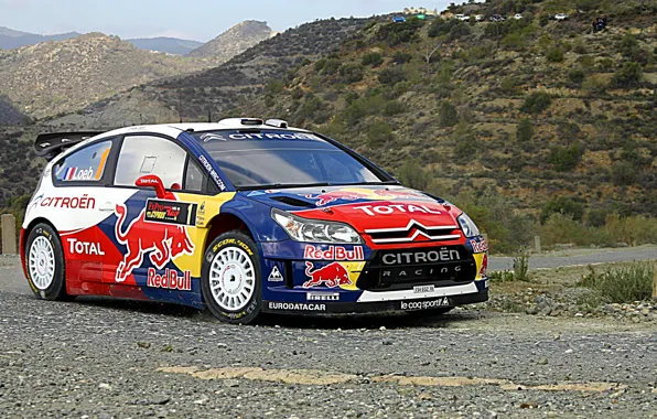 Rally, wrc, citroen, 2009, Cyprus, S. Loeb