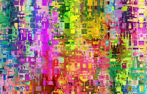 Line, circles, abstraction, strip, background, graphics, squares, bright colors