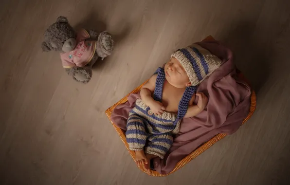 Hat, toy, sleep, baby