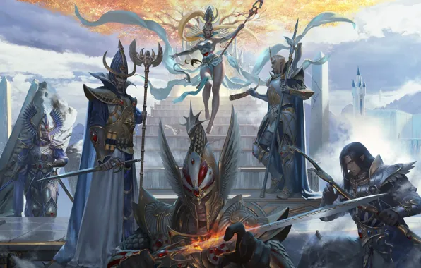 Picture Warhammer, Age of Sigmar, high elves