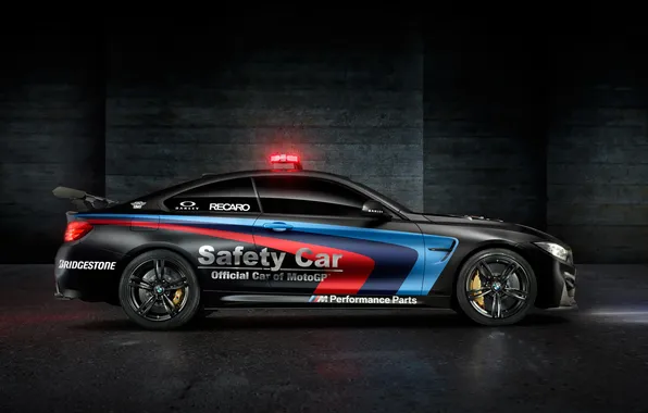 Picture photo, Black, BMW, Tuning, Car, MotoGP, safety car, Side