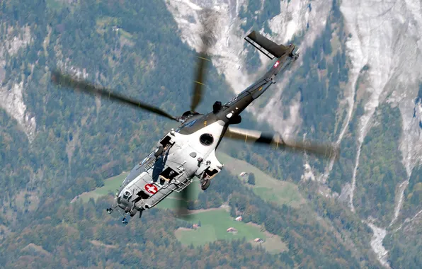 Aviation, helicopter, Eurocopter, AS532UL Cougar Mk1