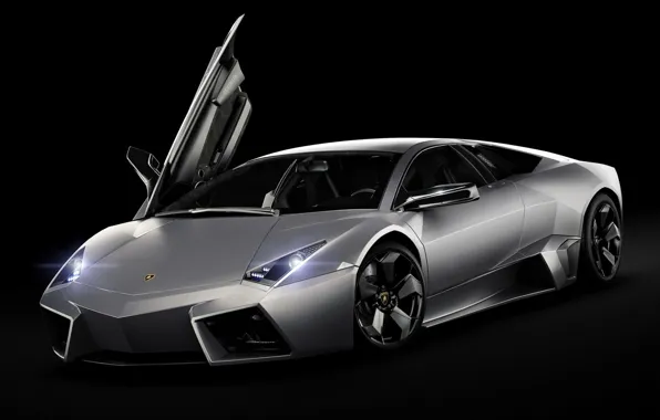 Lamborghini, Reventon, Lamborghini, the front, supercar, Reventon, black background