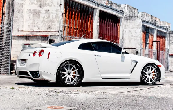 Picture cars, nissan, white, cars, Nissan, gtr, auto wallpapers, car Wallpaper