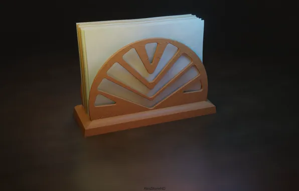 Leaves, napkin, AlexStormND, holder