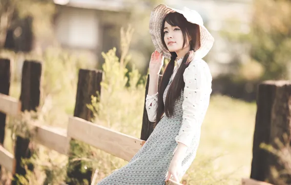 Picture summer, girl, style, Asian