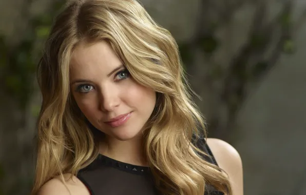 Look, girl, pose, hair, eyes, dress, blonde